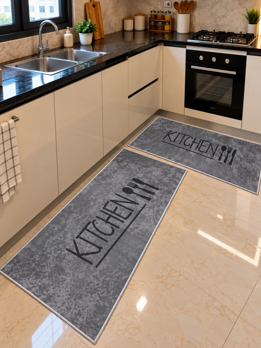 Tapis Cuisine 2 Pièces