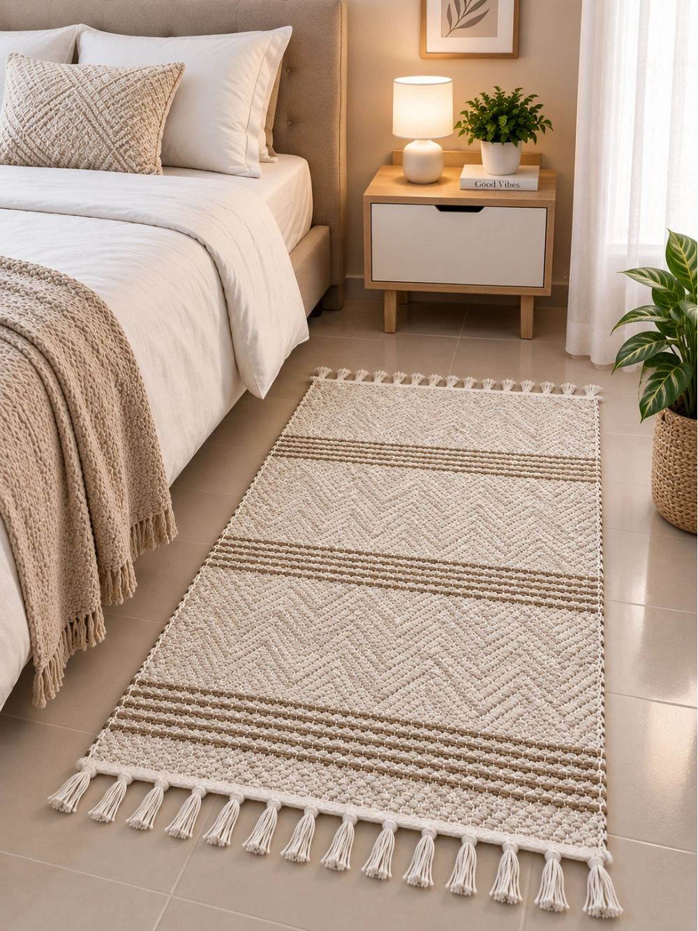 Tapis de Chambre Chevron