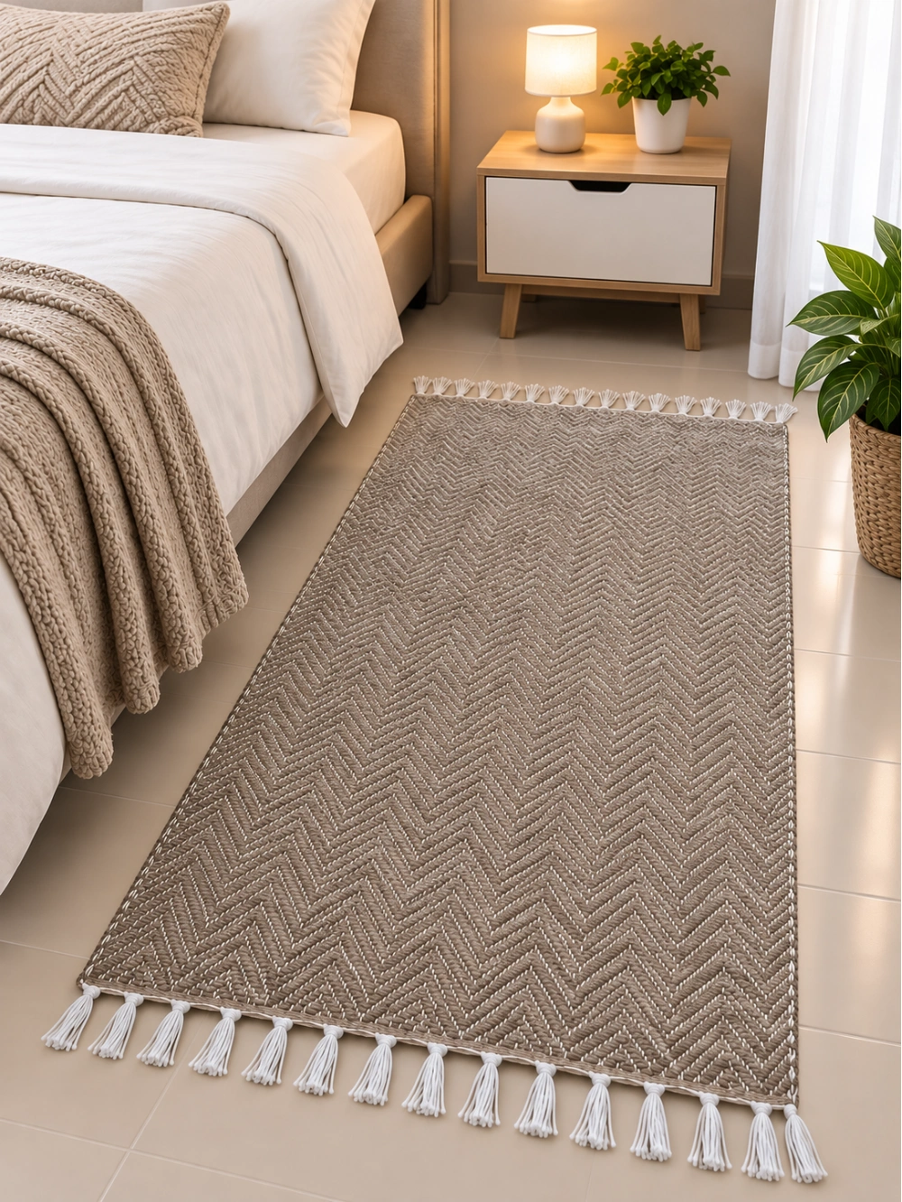 Tapis de Chambre Chevron