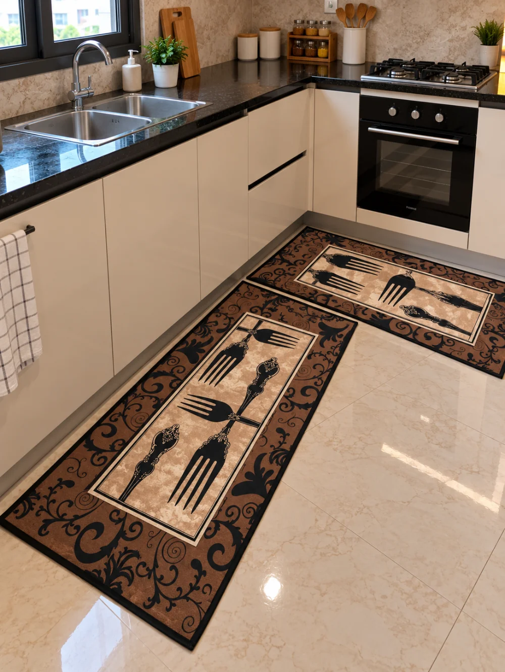 Tapis Cuisine 2 Pièces