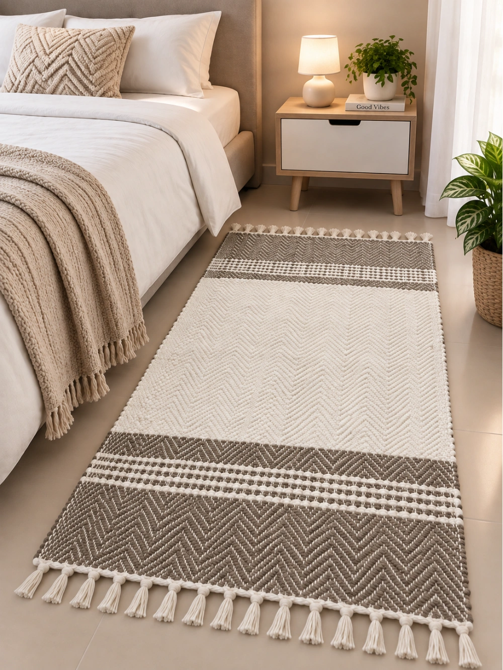 Tapis de Chambre Chevron